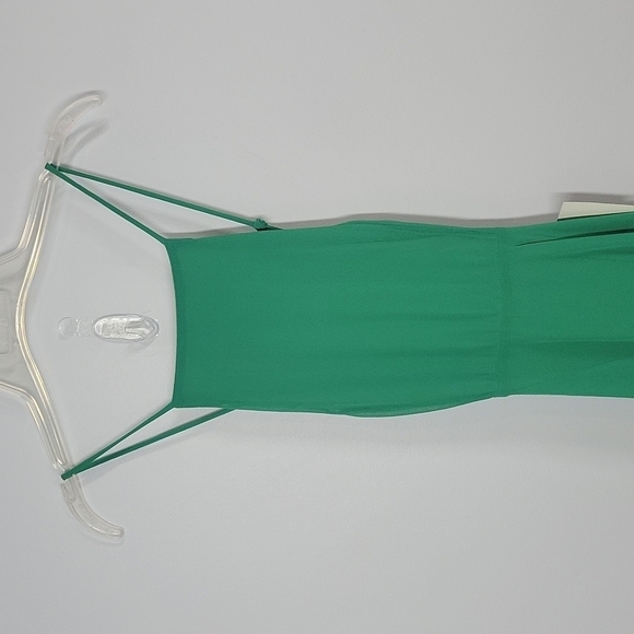 NEW Lulu's Mythical Kind Of Love Bright Green Maxi Dress Strappy Open Back XS - Picture 5 of 14